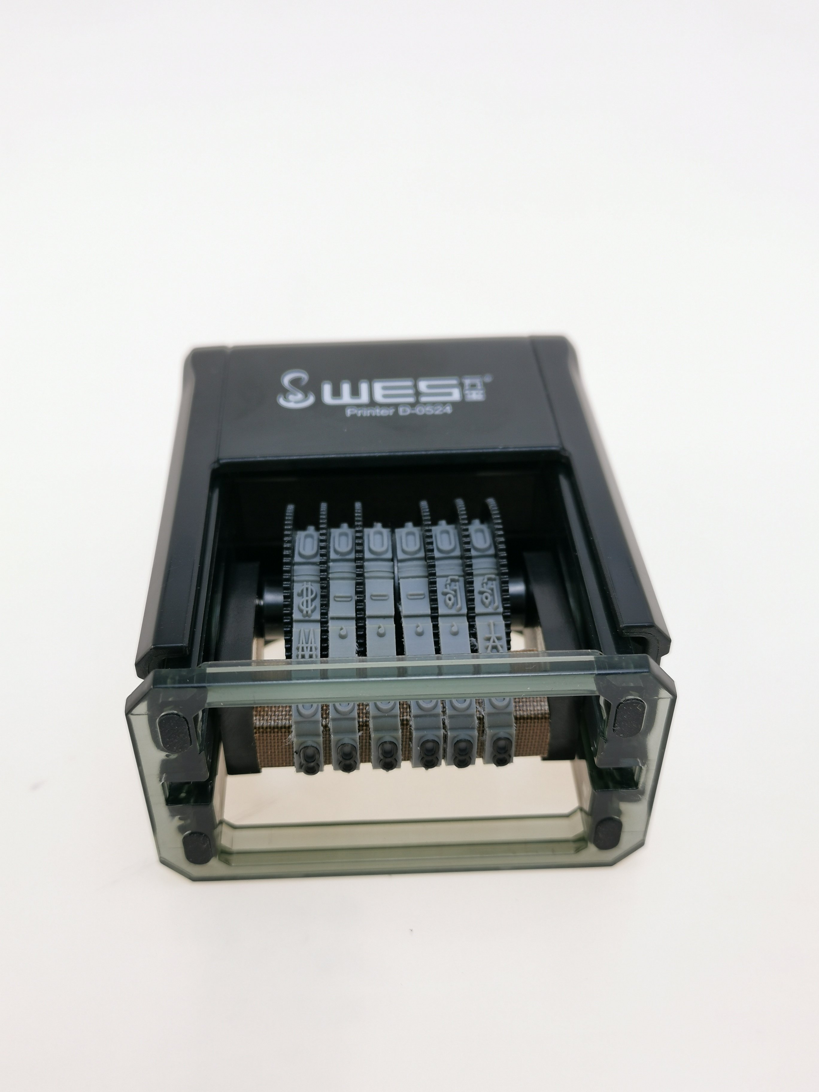 Hot sale dater stamp WES D-0524 adjustable date self-inking stamp for office use