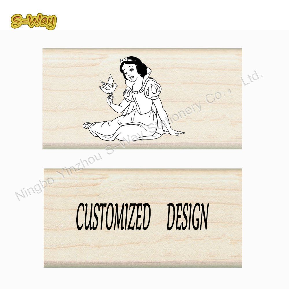 Candy rubber stamps,wood stamp