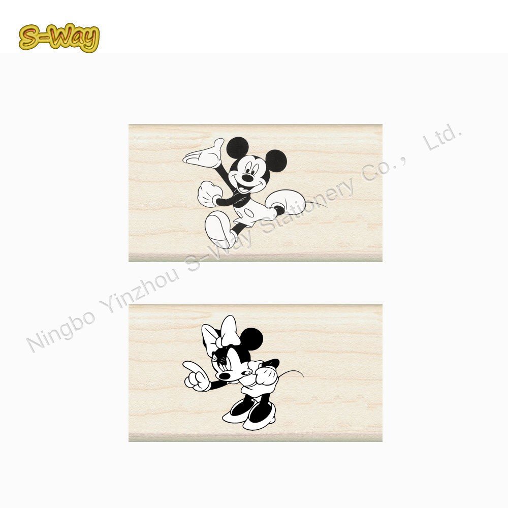 Candy rubber stamps,wood stamp