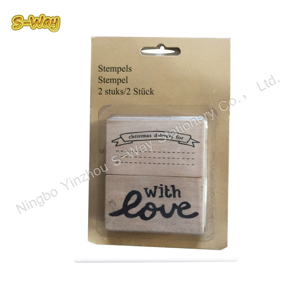 Candy rubber stamps,wood stamp