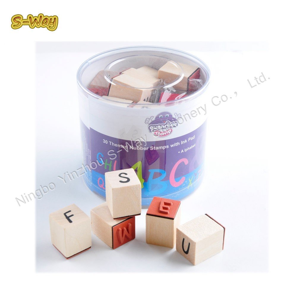 Candy rubber stamps,wood stamp