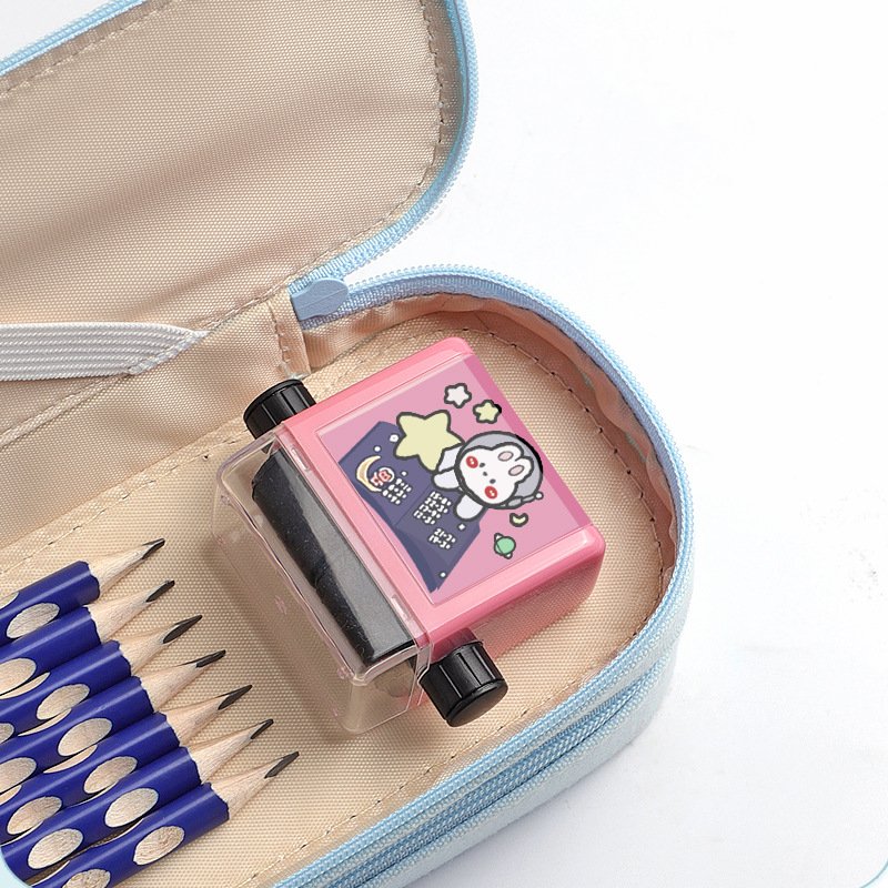 Kids Gift Number Rolling Multiplication Stamps Addition and Subtraction Rotating Roller Stamps Math Practice Roller Stamps