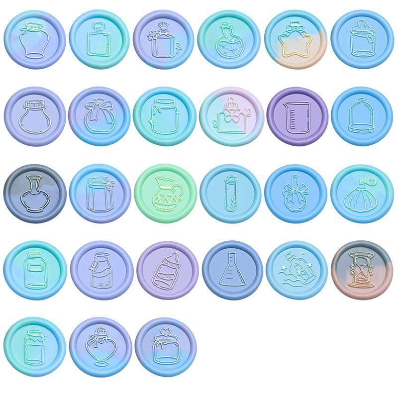 Best Price Empty Bottle Series Perfume Bottle Measuring Cup Feeding Bottle Wax Seal Stamp Head