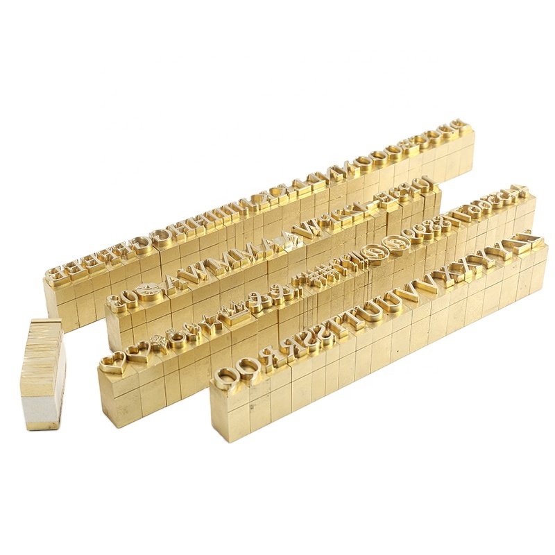 Factory Wholesale Hot Sale Letter Stamps Various Fonts Can Be Selected To Support Custom Letter Molds