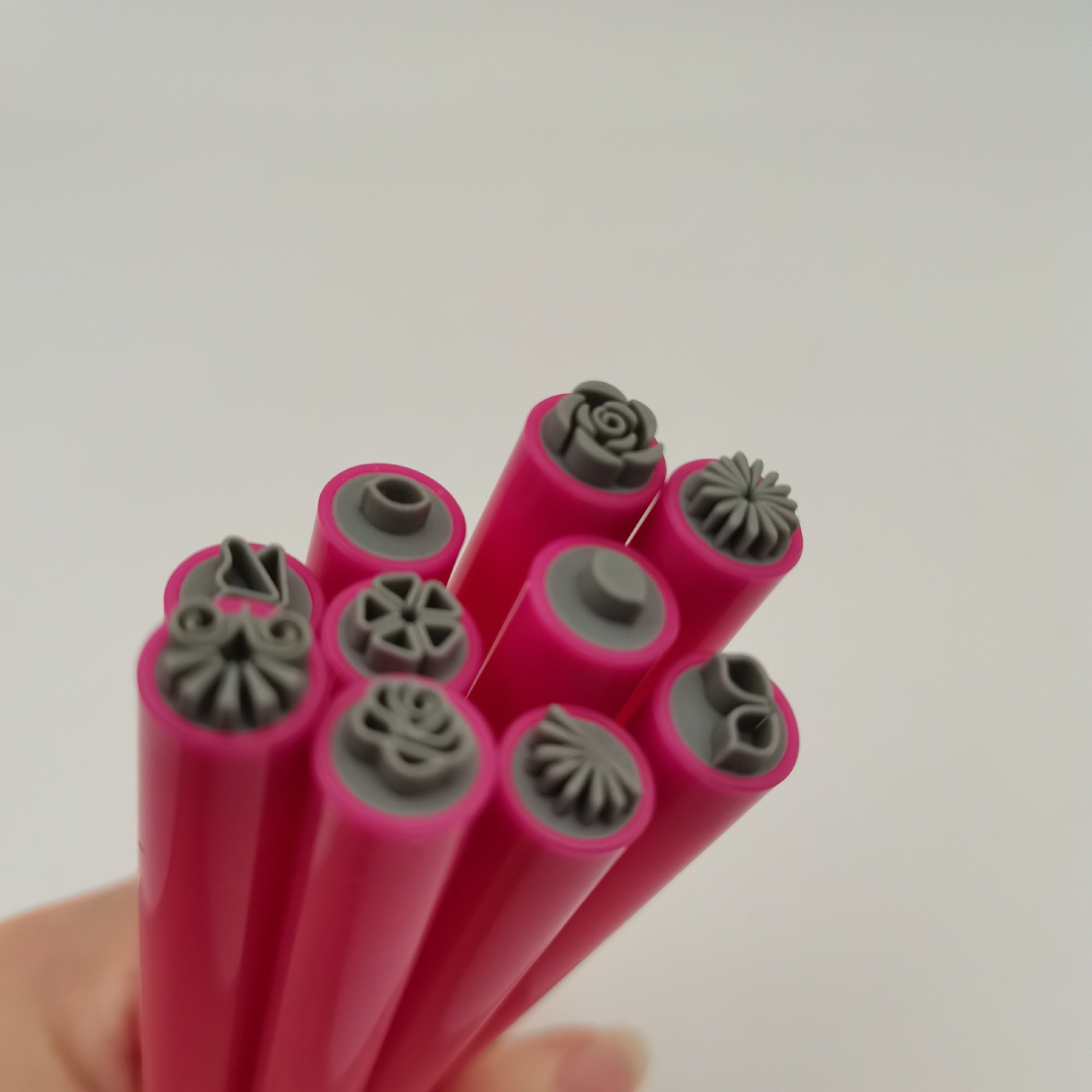 Newest 6pcs/10pc Set Metal Nail Art Stamper Pen Stamp Polish Print Manicure Image Plate Tool Nail Art Stamper