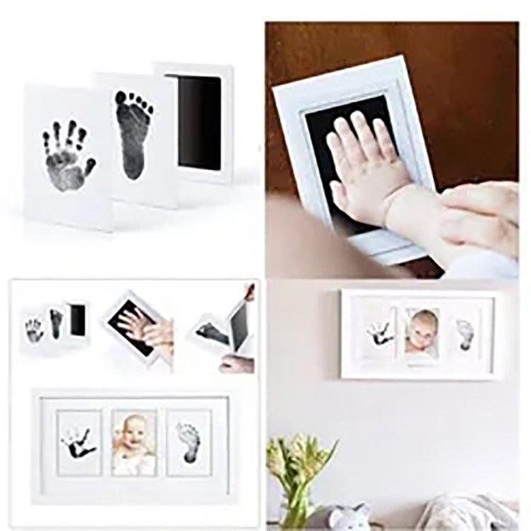 Hot Sale Baby Safe Clean Touch Ink Pad Footprint Handprint No Mess Baby Footprint Ink Pad Paw Print Stamp Pad