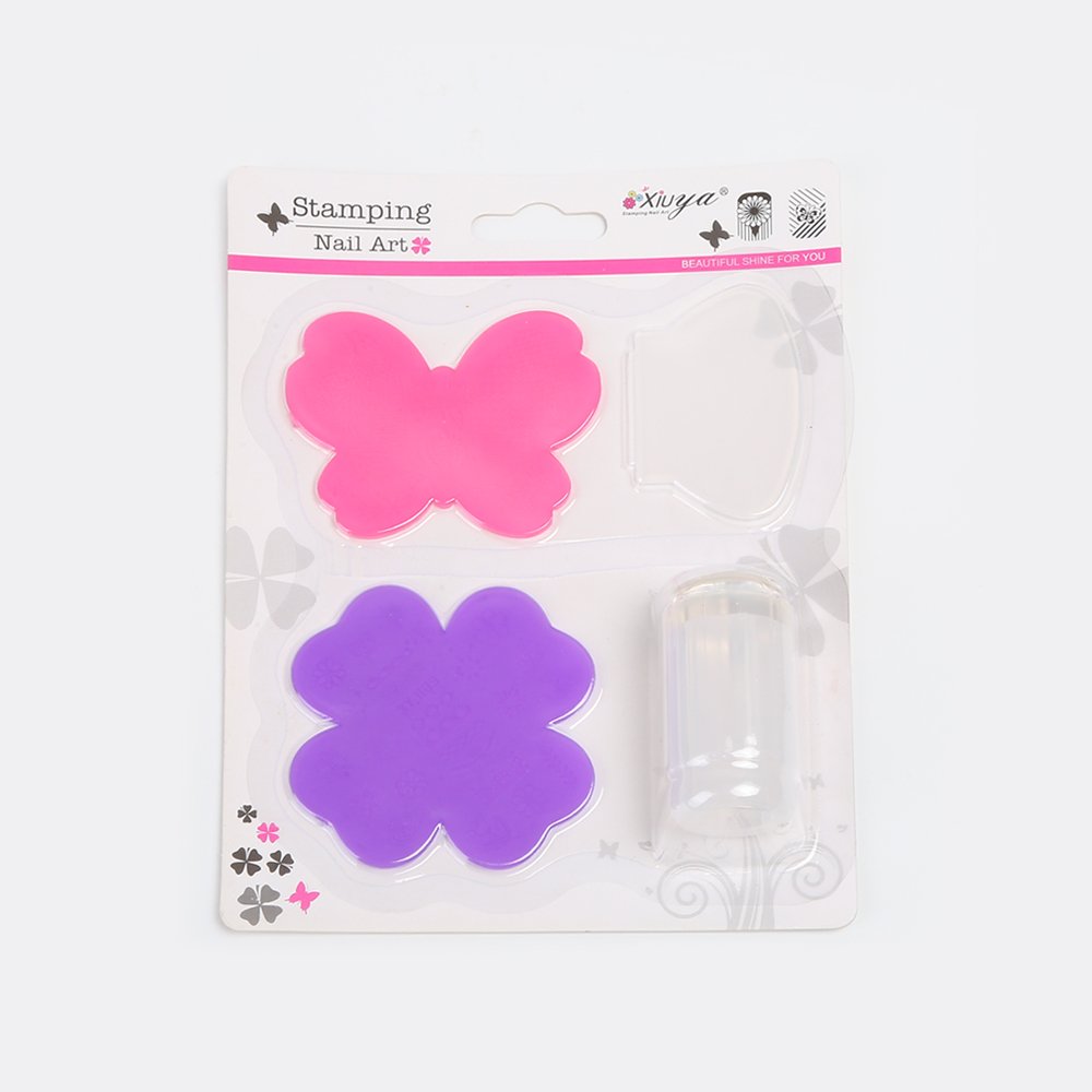 Hot Sale Detachable Silicone Nail Stamper French Seal Manicure Polish Print Stamp New Style Nail Art Tool