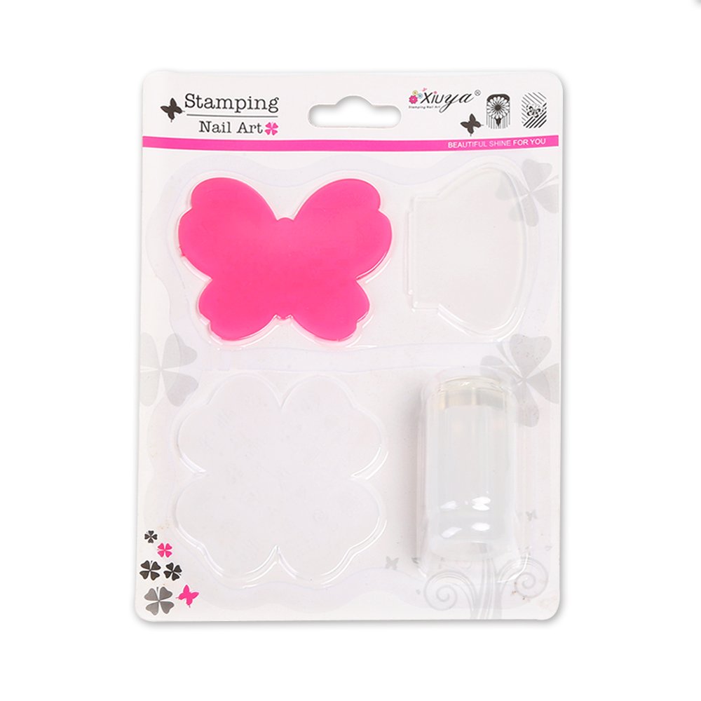 Hot Sale Detachable Silicone Nail Stamper French Seal Manicure Polish Print Stamp New Style Nail Art Tool
