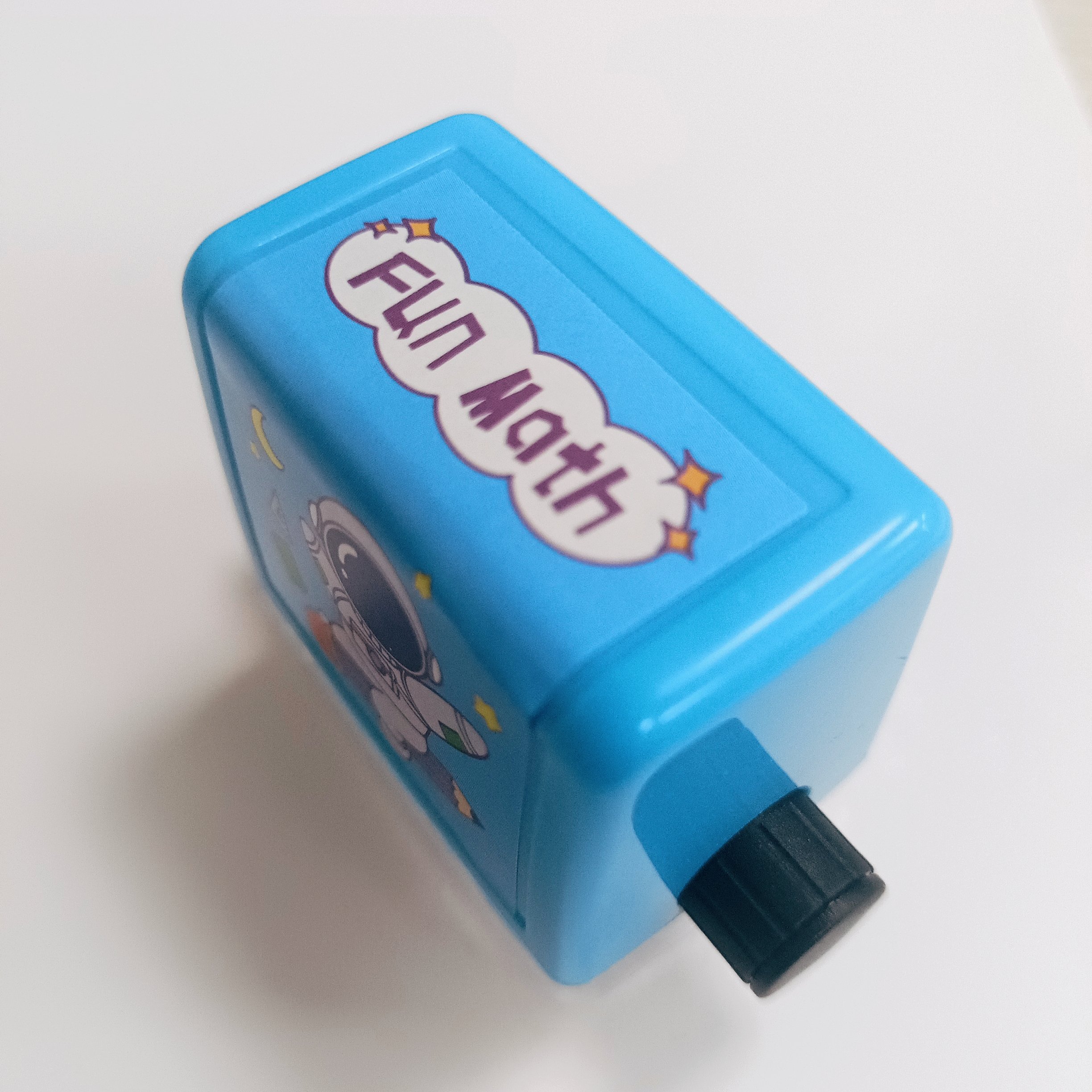 teacher stamp OEM ODM toy environmental plastic seal teacher children cute cartoon kid math stamp sellos flash stamp