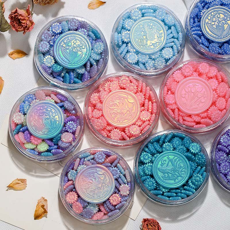 Aurora Sunflower Sealing Wax Beads/Stamping/Invitation Letter/Envelope/Postcard/Greeting Card/Seal Manufacturer
