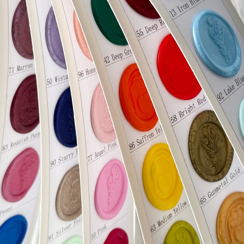 Colorful Wax Seal Sticker Custom Self Adhesive Sealing Wax Stickers For Decoration Packaging