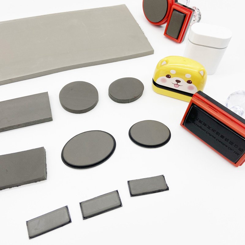 custom big size A4 blank rubber foam flash stamp pad for flash stamp