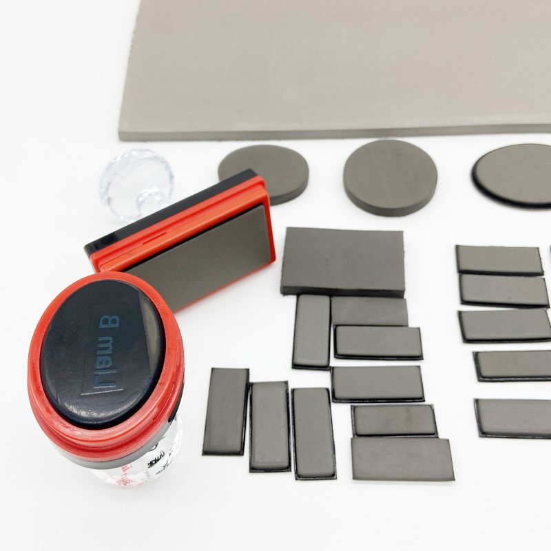custom big size A4 blank rubber foam flash stamp pad for flash stamp