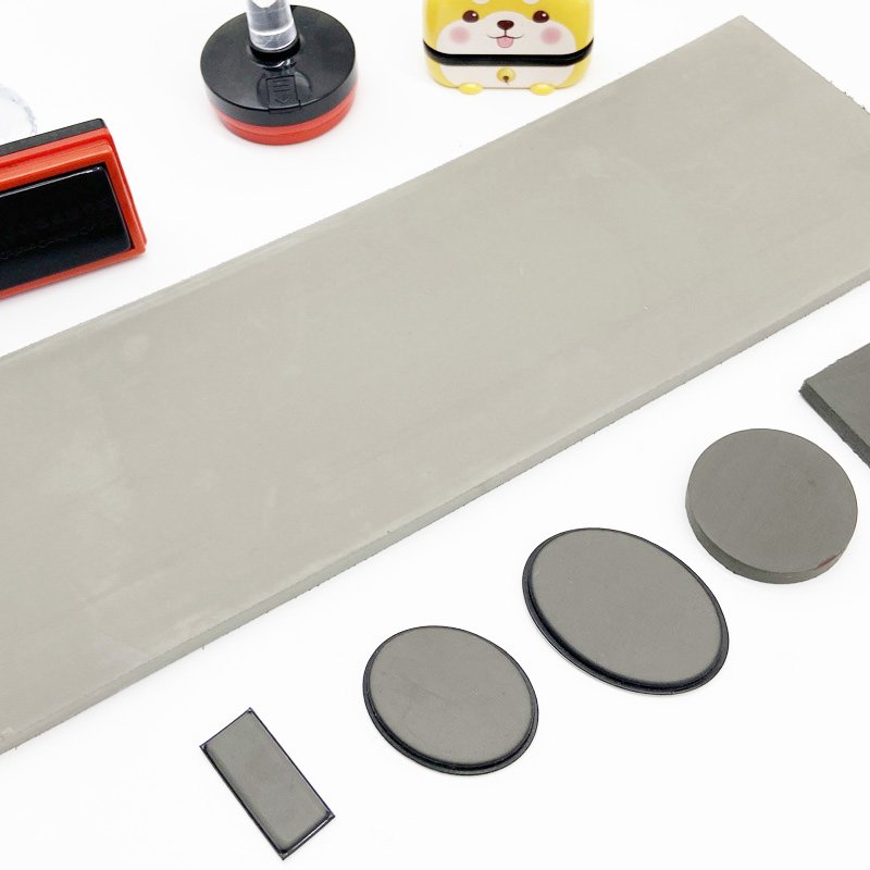 custom big size A4 blank rubber foam flash stamp pad for flash stamp