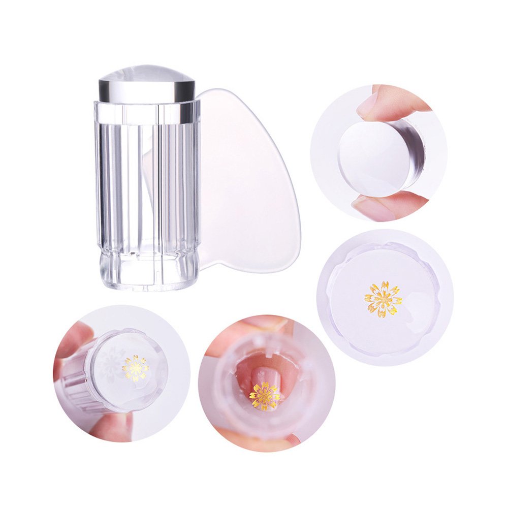 2.8cm Silicone Nail Art Stamper Unique and Eye-catching Design for Creating Distinctive Nail Art
