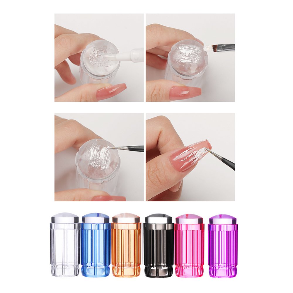 2.8cm Silicone Nail Art Stamper Unique and Eye-catching Design for Creating Distinctive Nail Art