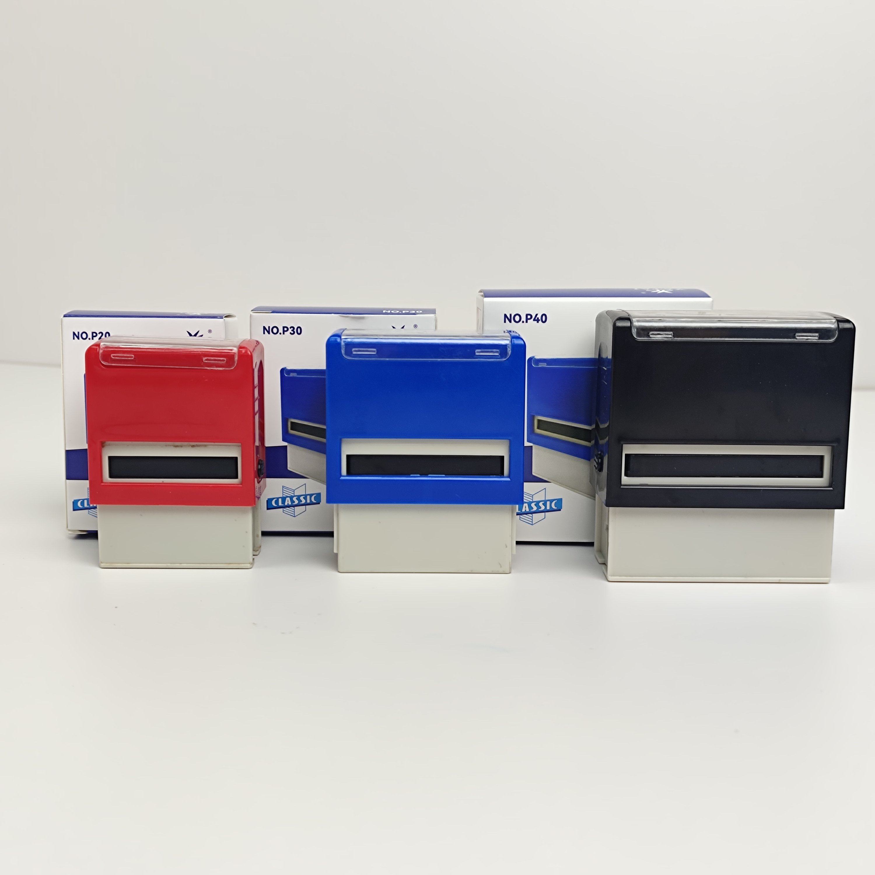 Hot Sale Model Rectangle Automatic Self Inking Rubber Stamps Custom Stamps for Office Use