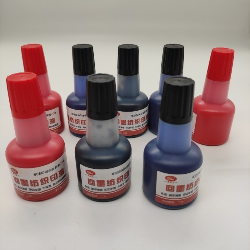 Stamp Pad Ink Oil Based Flash Stamp Permanent Ink for Stamps on Metal