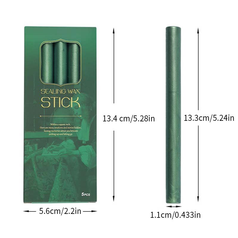 Boxed stamp wax sticks (5 pieces/box) 1.1cm diameter/sealed envelope invitation decoration/seal manufacturers