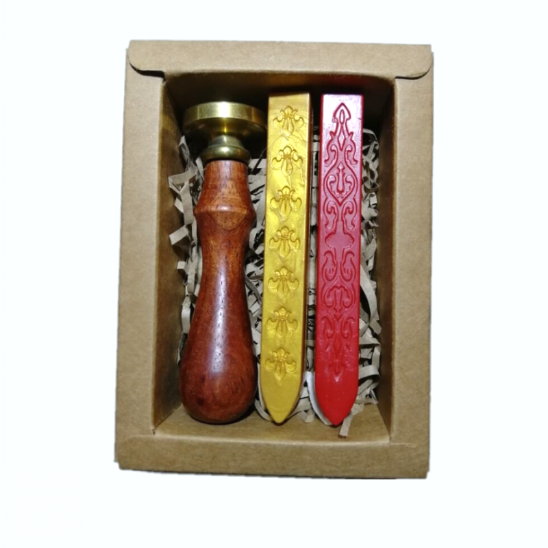 NO MOQ Custom design Wholesale kit SET WAX Pieces Seal Stamp