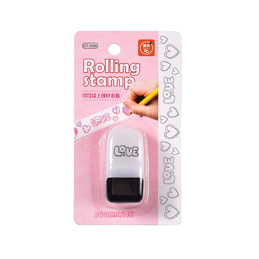 6 Styles Decorative Rolling Stamps New Lace Correction Pen DIY Dairy Roller Scrapbook Stamps Journal Planner Diary For Girls