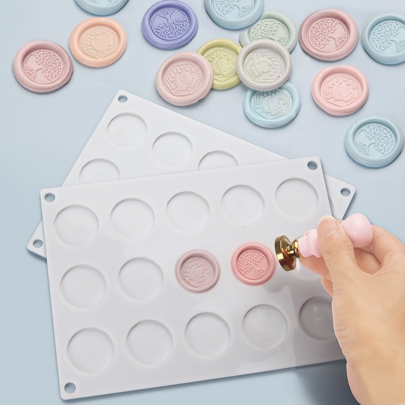 New Seal Silicone Abrasives Fixer High Quality Sealing wax Ring Mold Fixing Tool DIY Craft Wax Sealing Mat Tool