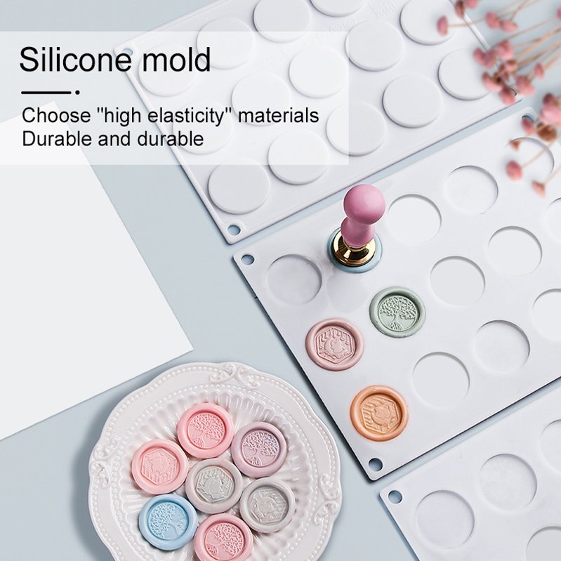 New Seal Silicone Abrasives Fixer High Quality Sealing wax Ring Mold Fixing Tool DIY Craft Wax Sealing Mat Tool