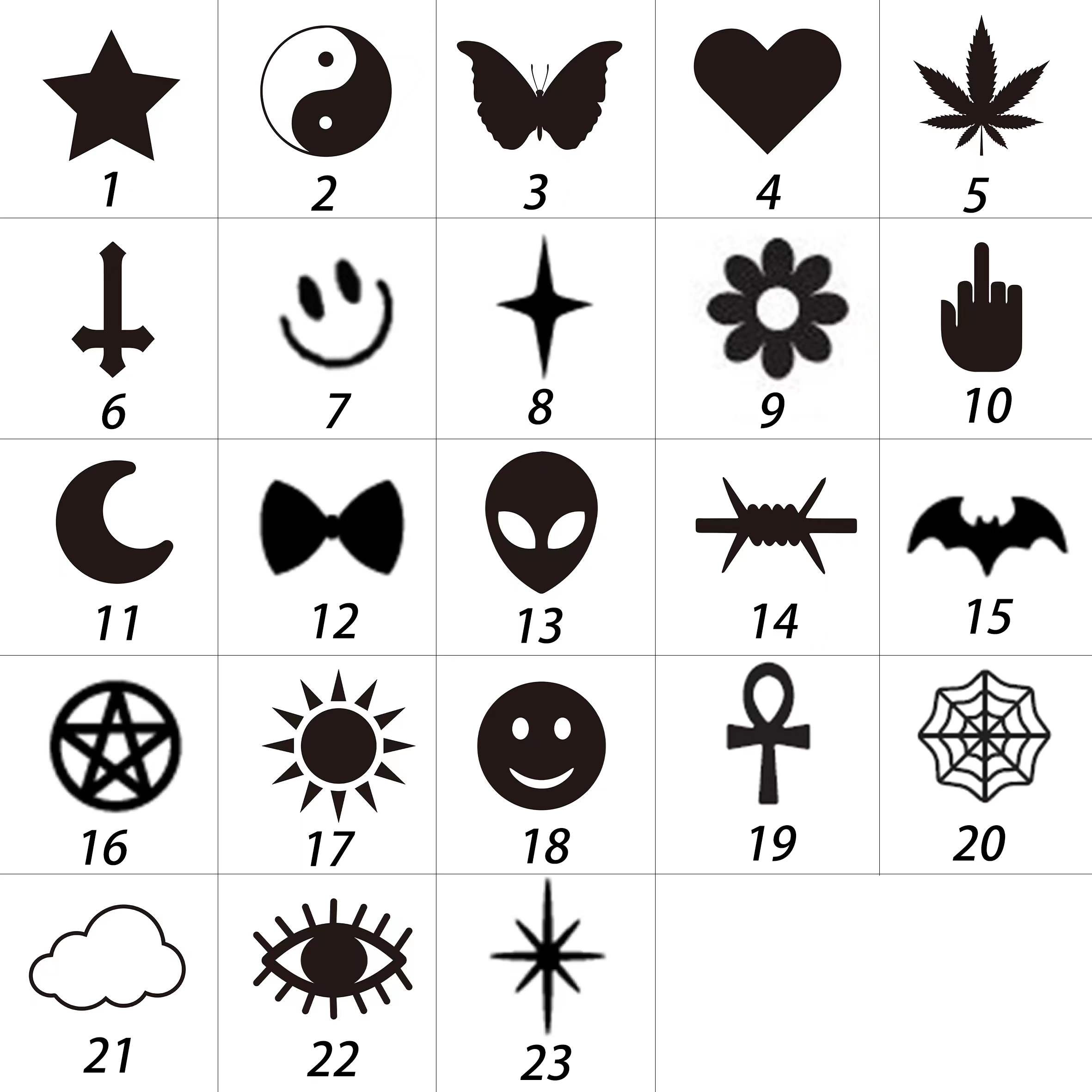No Logo Multi-shape Double Head Winged Eyeliner Stamp Waterproof Colorful Liquid Eye Liner Stamp