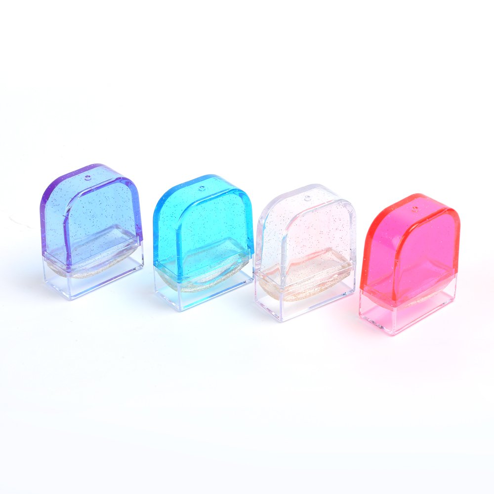 Set of Silicone Nail Art Stamping Plates with Stamper Tools Gel Printing Transfer Nail Stamp