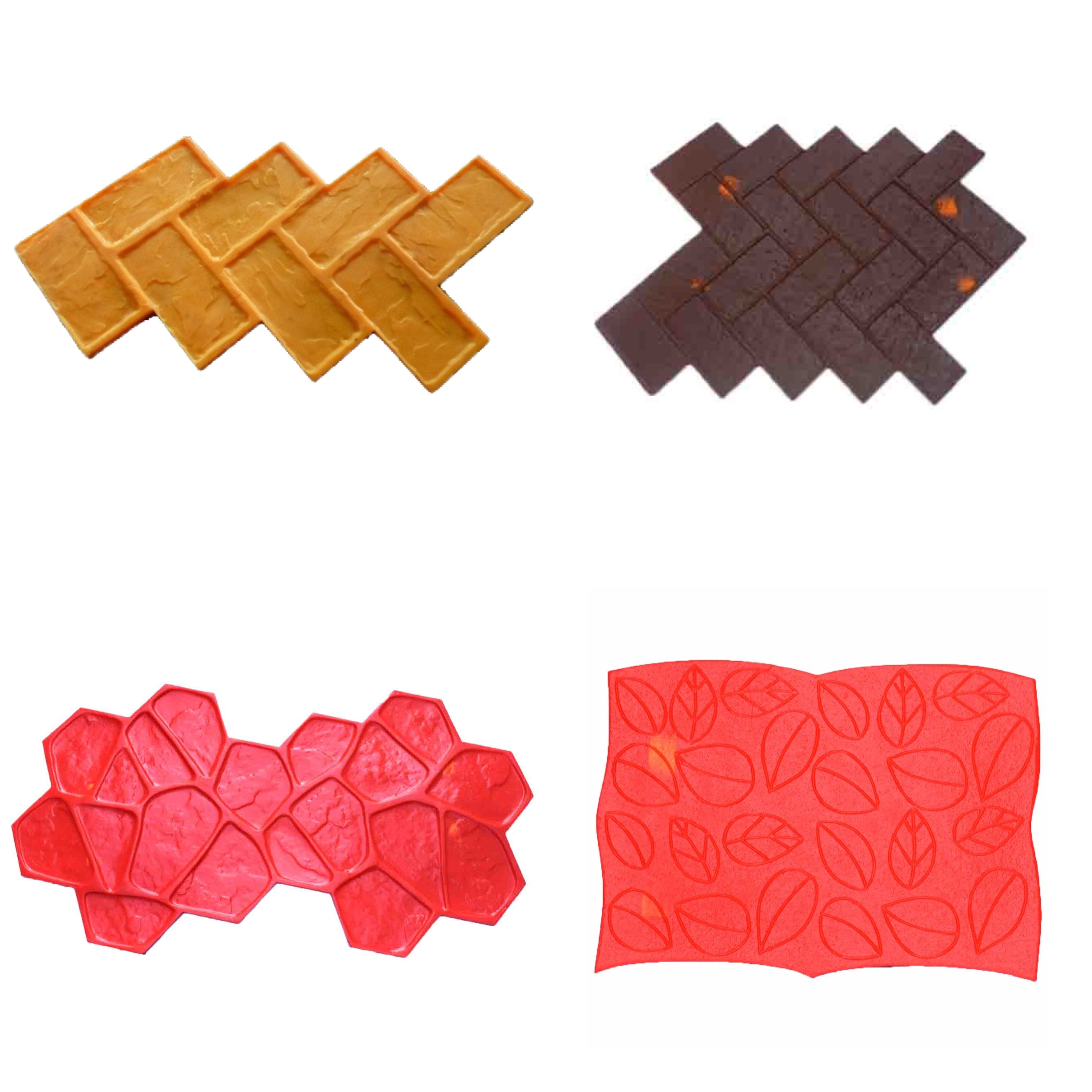 Grapes stamped concrete molds decorative imprint