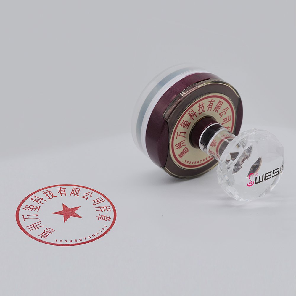 20 years China Factory Exquisite Lightweight Boss Stamp Crystal Holder C-42F/T Pre-inked Stamp Flash Form
