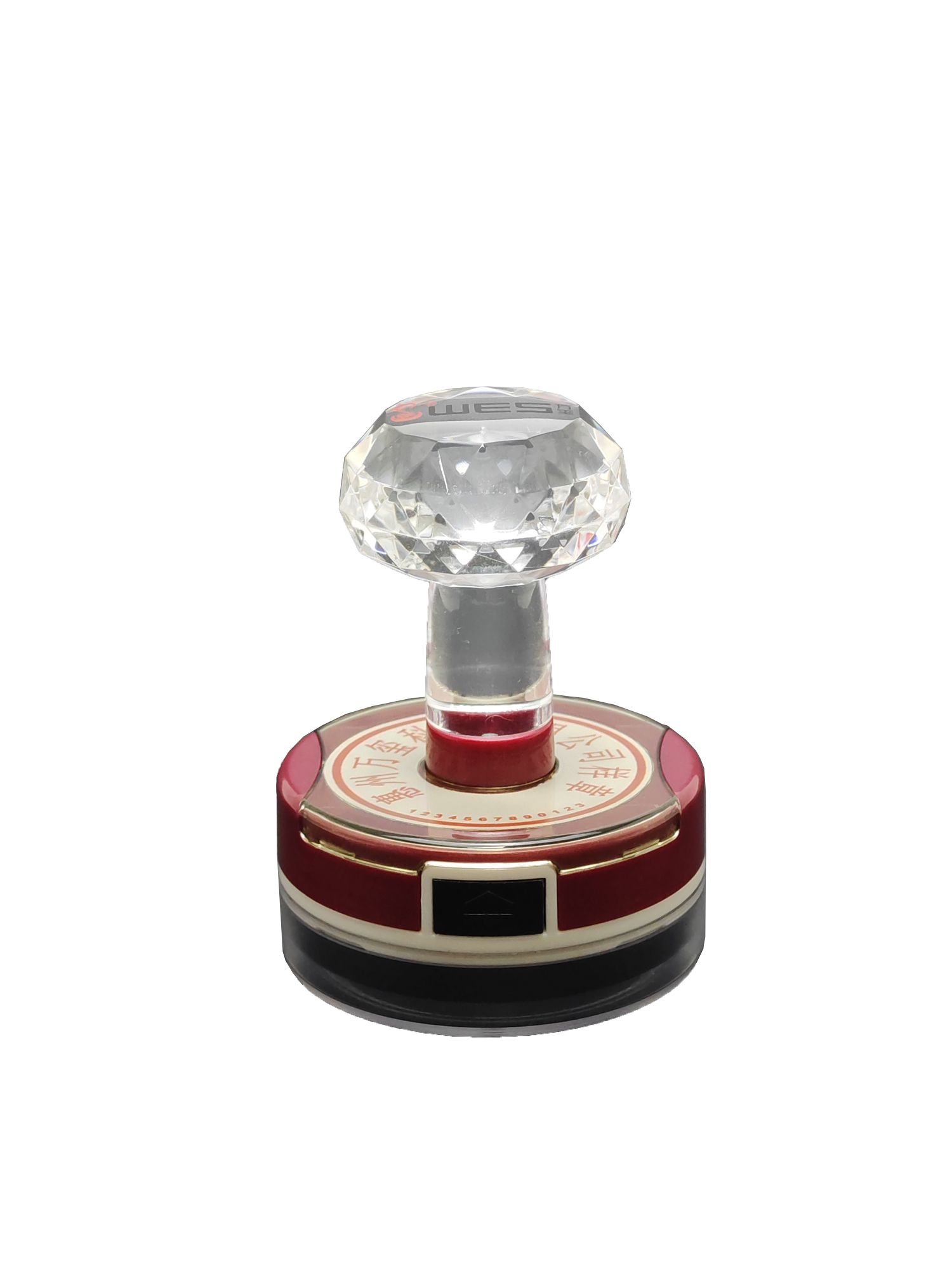 20 years China Factory Exquisite Lightweight Boss Stamp Crystal Holder C-42F/T Pre-inked Stamp Flash Form
