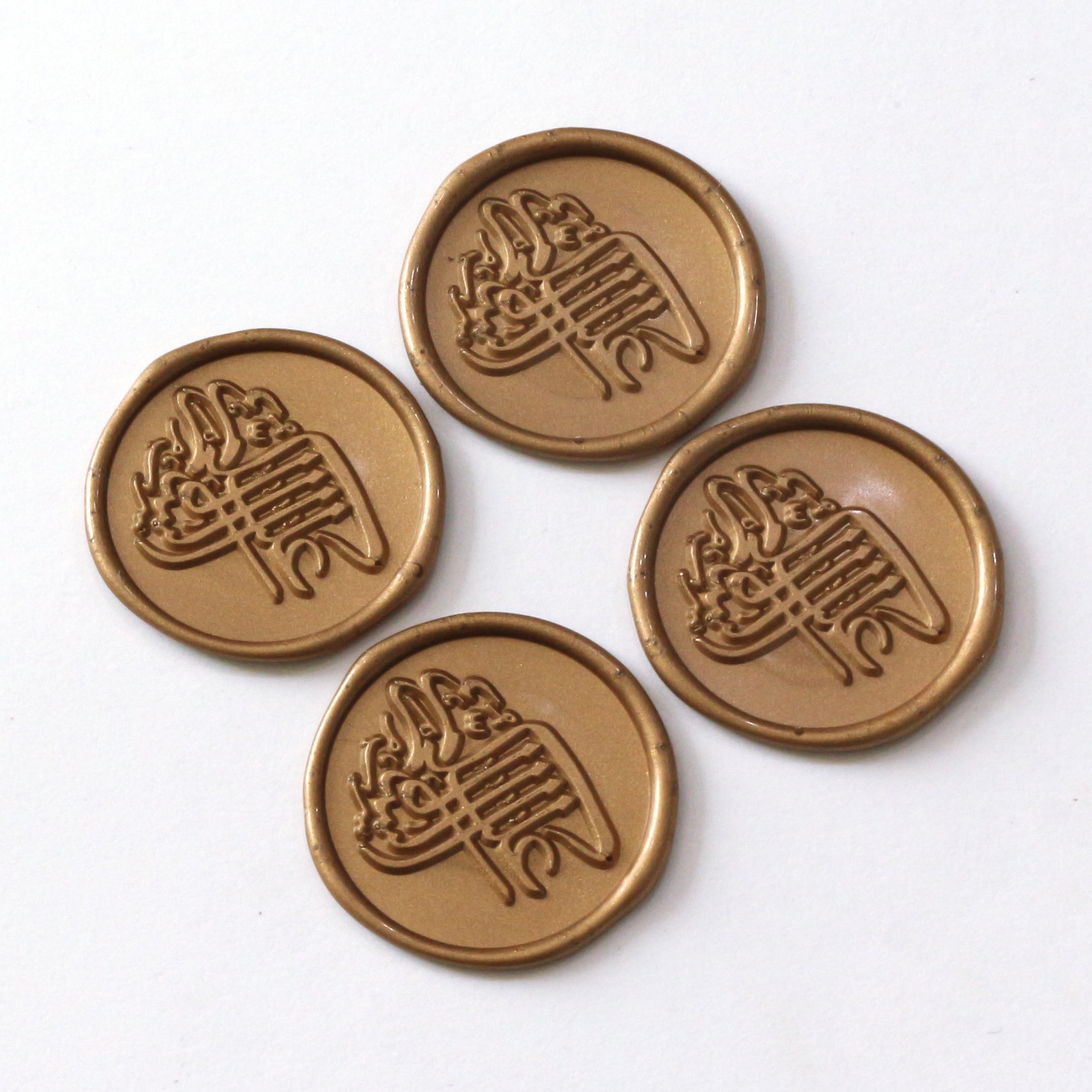 Custom Logo Wax Seal Stickers Multi Colors Available Customized Wax Seals with Wholesale Price