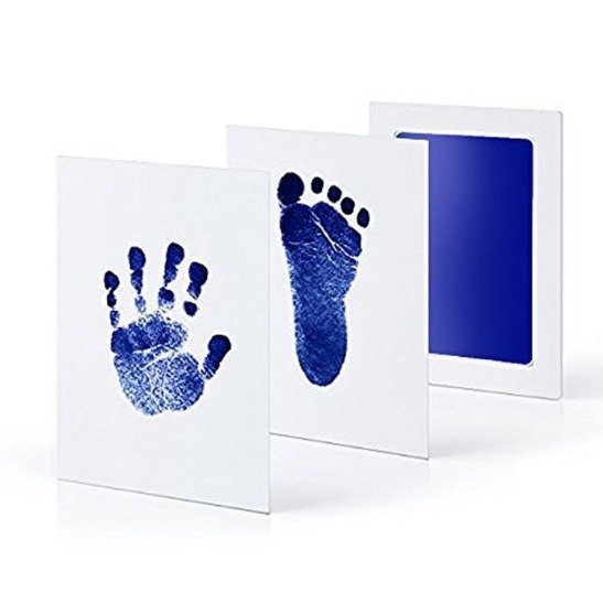 Family Memory Gift Inkless Infant Hand & Foot Stamp Baby Handprints And Footprints Clean Pet Paw Print Kit Ink Pad