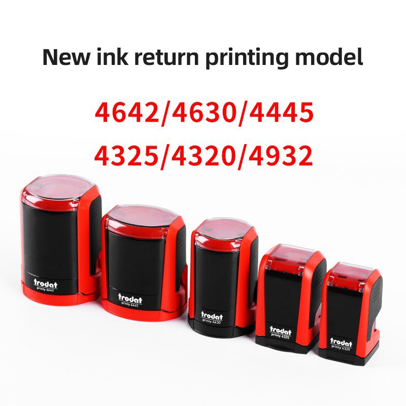 Specially Excellent Trodat4642 Self-Imprinting Office Rubber Stamp Plastic Automatic Self-inking Stamp for DIY Use