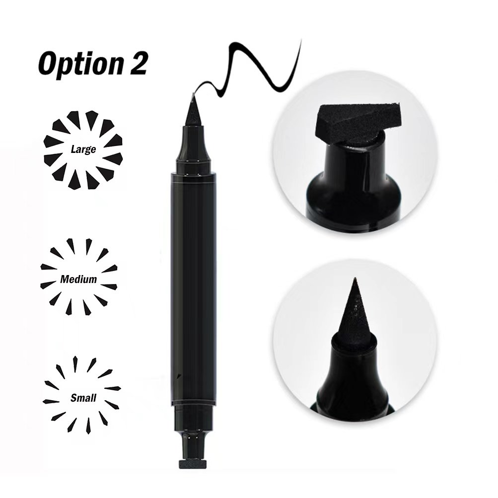 waterproof and long lasting left and right eyeliner stamp custom liquid eyeliner