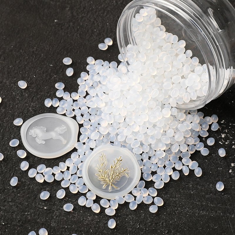Mermaid Tears Series Wax Beads Transparent Translucent Sealed Solid Brass Stamp Wax Beads Manufacturer Wholesale