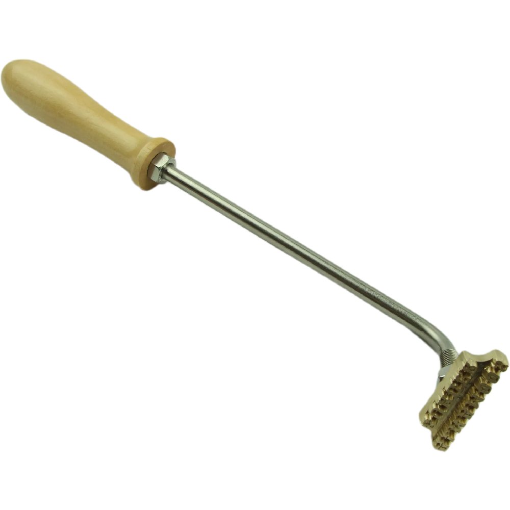 Cake Baking Stamp Wood Handle Cake Cookie Sweets Mould Brass Hot Stamping Mold Handmade Bread Bakeware Tools