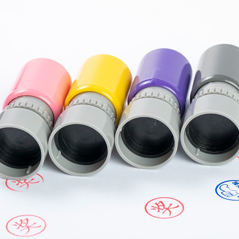 50pcs Custom Design Photosensitive Teacher Seal DIY Encouragement Color Stamps