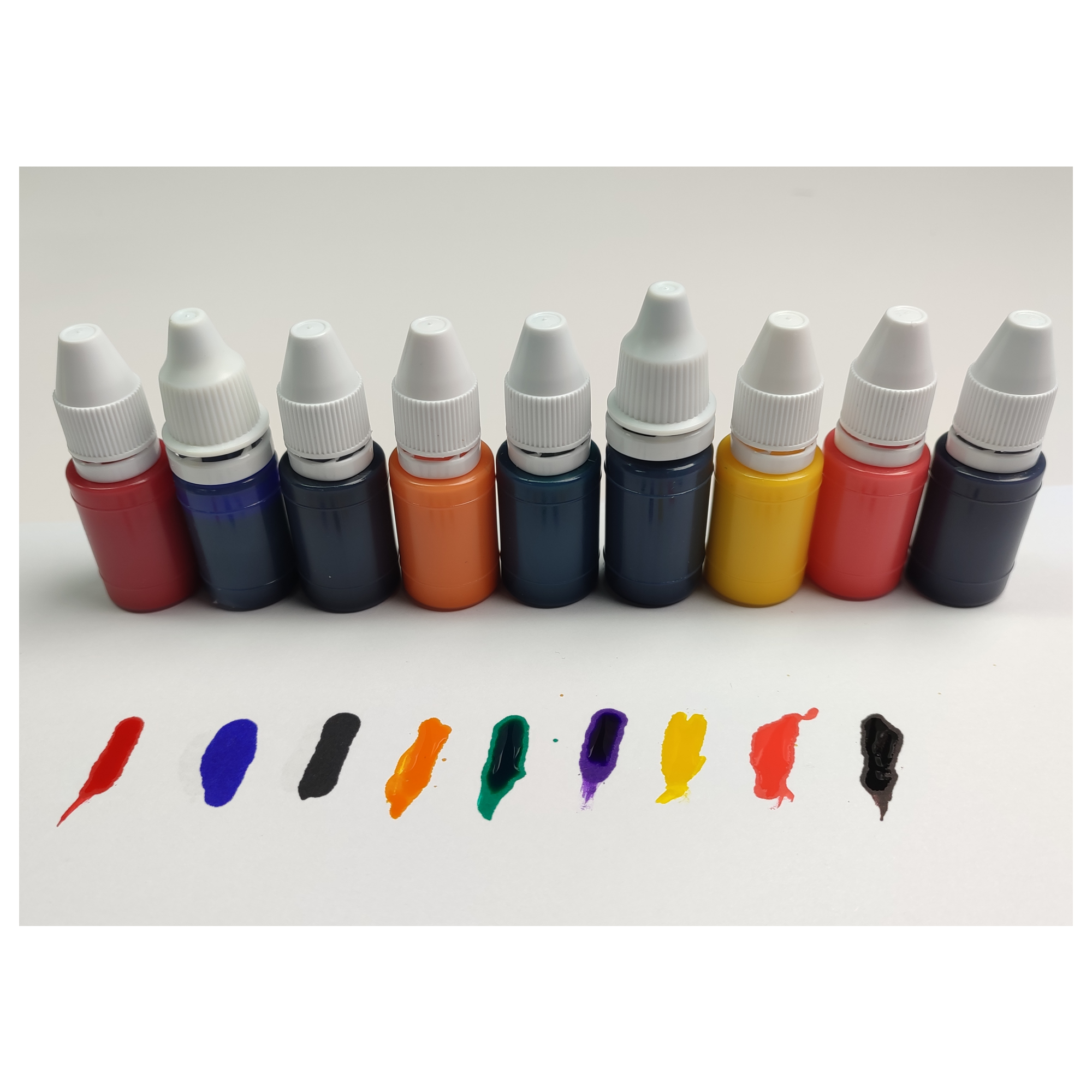Custom Multi Colors Sizes Packaging Photosensitive Material Waterproof Oily Ink Flash Stamp Ink