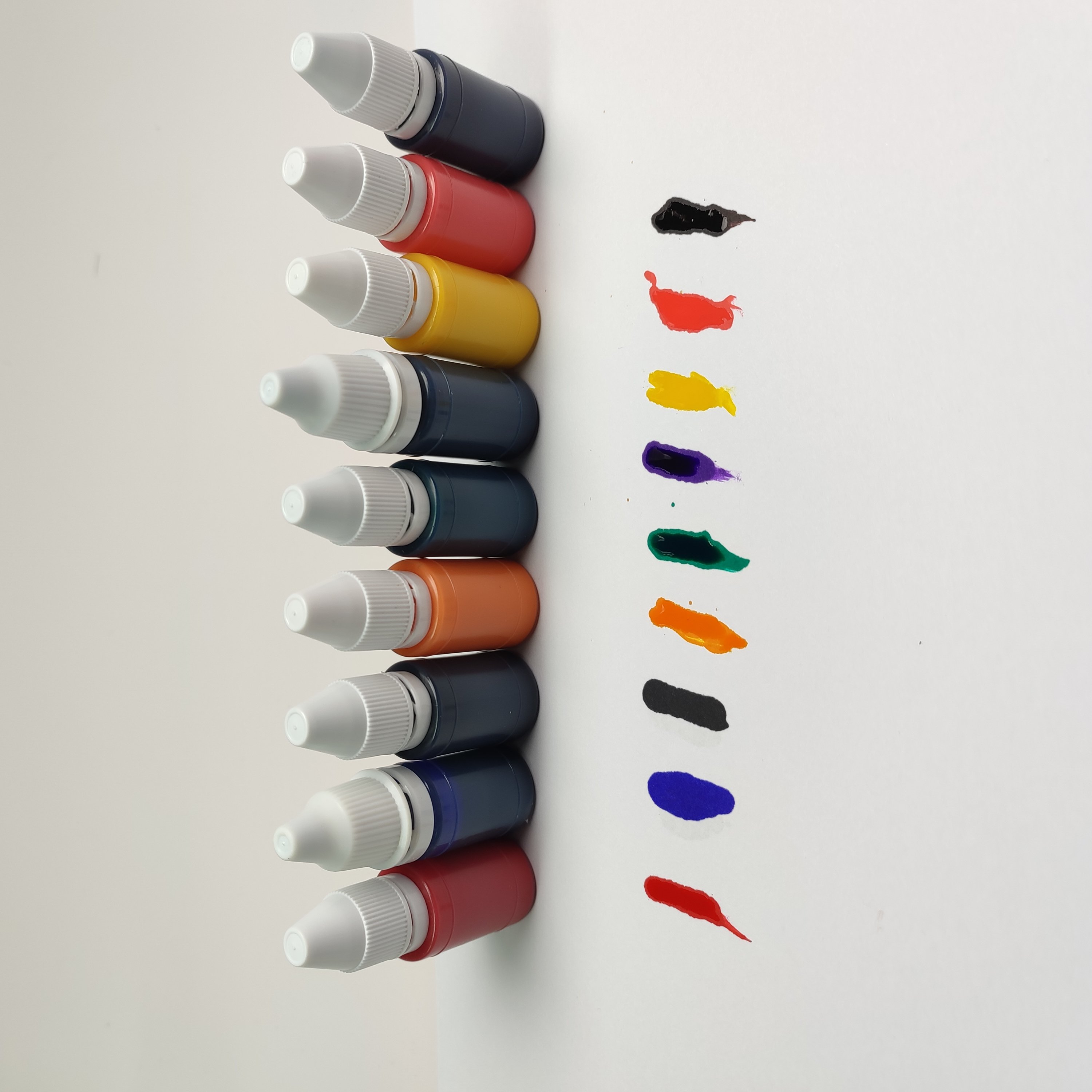 Custom Multi Colors Sizes Packaging Photosensitive Material Waterproof Oily Ink Flash Stamp Ink