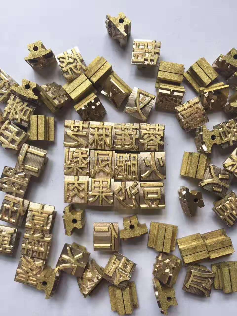 Numeric Letters Fonts for Hot Stamping Foil Coding Machine to Print Date and Batch Number/Date Stamp Fonts