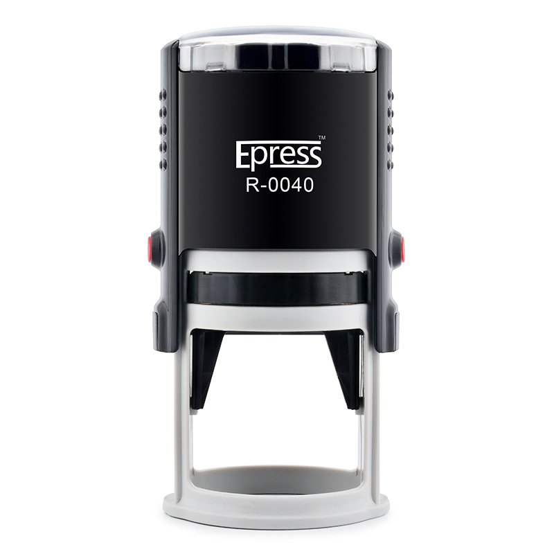 Round 40 mm Self Inking Rubber Stamps