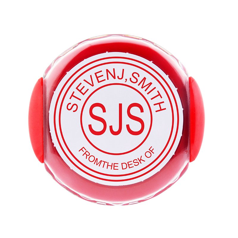 Round 40 mm Self Inking Rubber Stamps