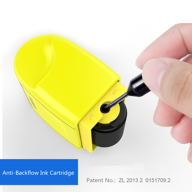 WES make confidention roller stamp R-1840 Iron gift box 2 cc refill ink