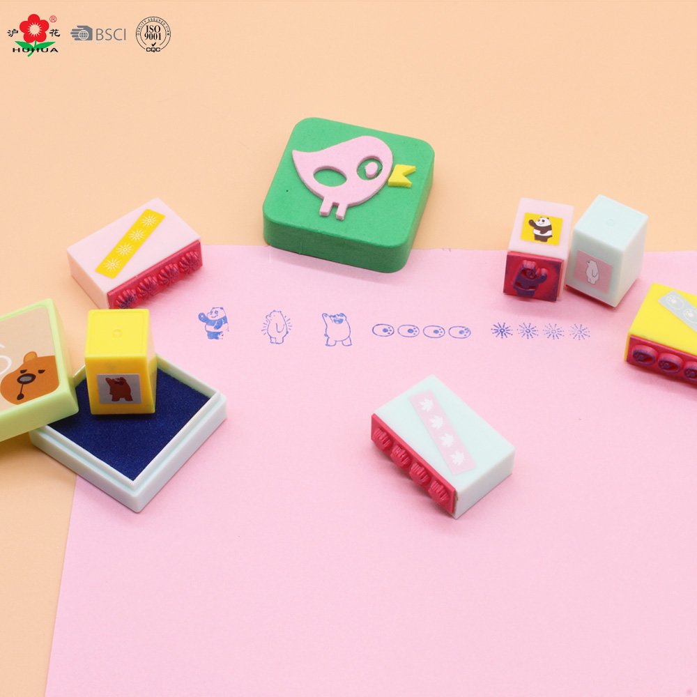 Teacher children journey DIY stamp bear mini stamp