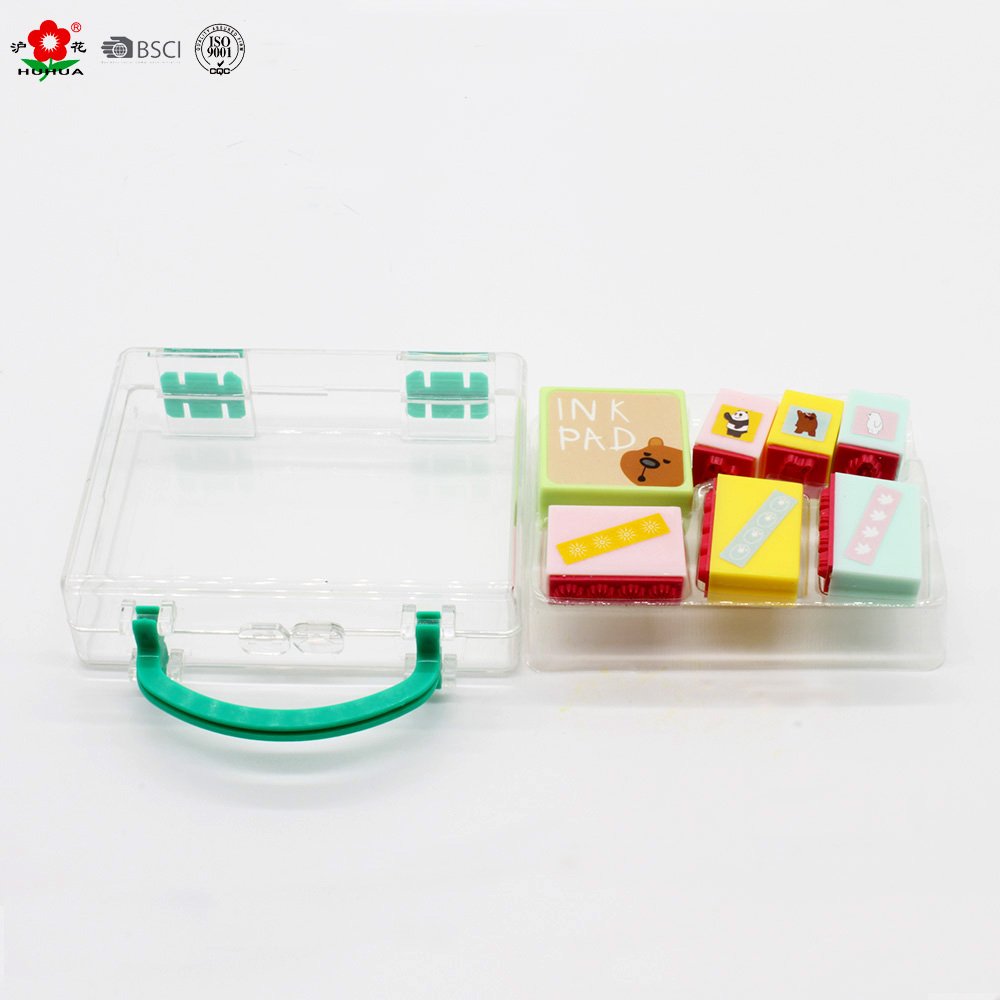 Teacher children journey DIY stamp bear mini stamp