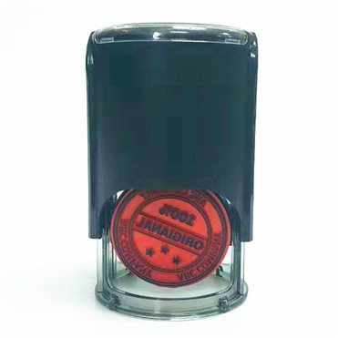 Round rubber stamp WES SC-45 self-inking stamp customized stamp for office use