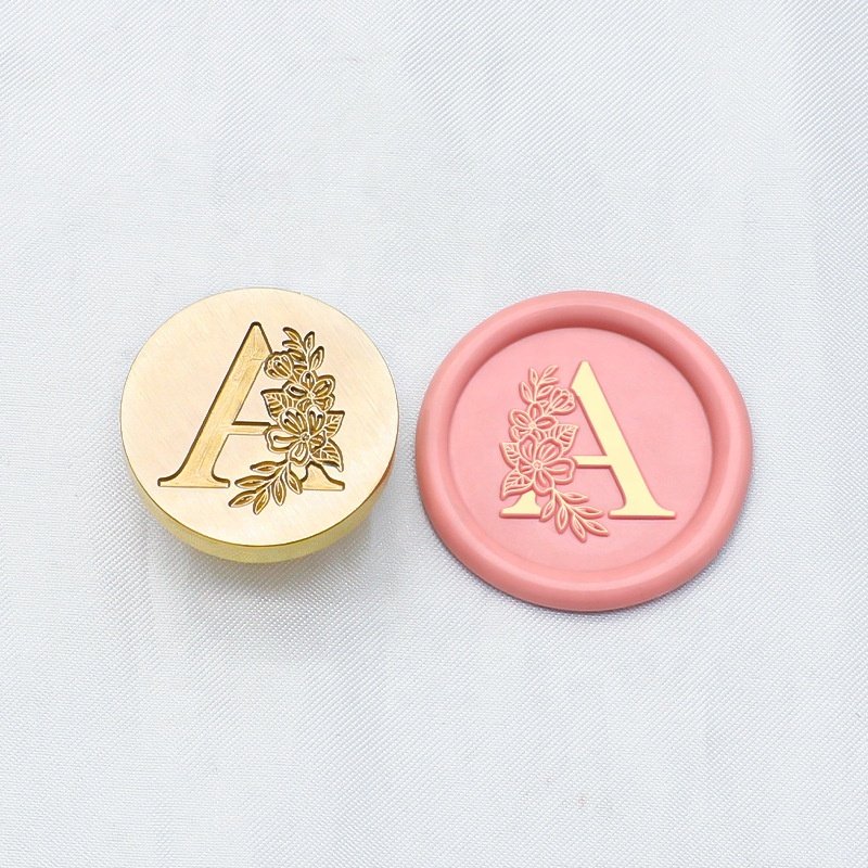 2024 New Product Wax Sealing Stamp Initial Alphabet 26 Letters Wax Stamp Head