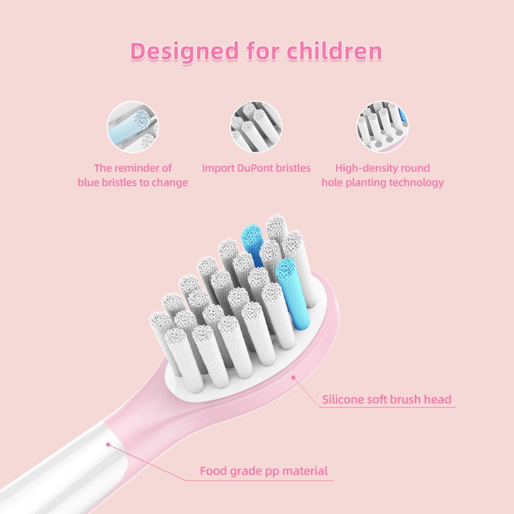 SN201 Wholesale Soft Certificate Cute Kids Electric Toothbrush Children Cartoon Power Toothbrush Stamp Kids 360 Colorful 3 Modes